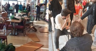 Korupark AVM’de tavan çöktü, yemek yiyenler ölümden döndü
