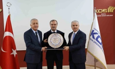 KOS’ta görev değişimi: Başkan Kütükcü, görevi Büyükeğen’e devretti