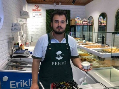 Külahta dondurmaya yeni alternatif; ’İrmik helvalı dondurma’