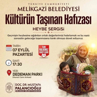K&uuml;lt&uuml;r&uuml;n taşınan hafızası: Heybe Sergisi, Sanat Melikgazi&rsquo;de kapılarını a&ccedil;ıyor