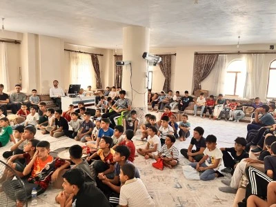 Kur'an kursu &ouml;ğrencileri gen&ccedil;lik merkezinde bir araya geldi