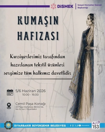 Kursiyerlerin emekleri &lsquo;Kumaşın Hafızası&rsquo; sergisinde buluşuyor
