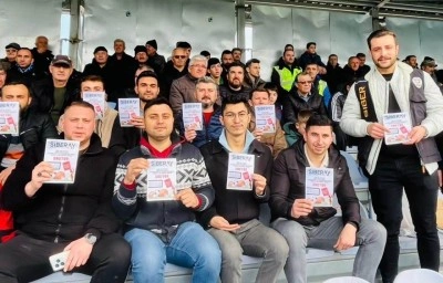 Kütahya’da stadyumdaki seyirciler yasadışı bahis ve oltalama konularında bilgilendirildi