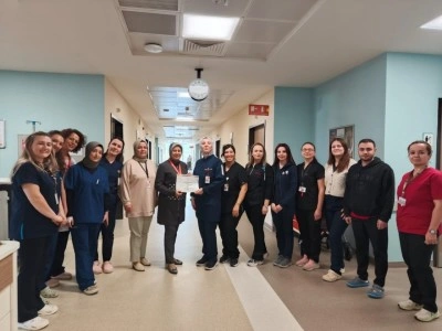 K&uuml;tahya Şehir Hastanesi G&ouml;z ve Dermatoloji Kliniğine el hijyeni teşekk&uuml;r&uuml;