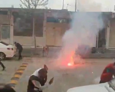 Kutlamalarda havai fişeklerden b&ouml;yle ka&ccedil;tılar