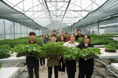 Lise öğrencileri 1 milyon fide üretimi hedefliyor