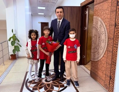 l&ouml;sevli &ccedil;ocuklar 23 Nisan&rsquo;ı kutladı 
