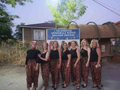 Şalvar Gecesi etkinliği yaptılar