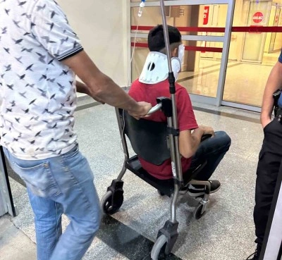 Maç esnasında saldırıya uğrayan genç hastanelik oldu