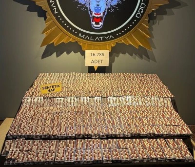 Malatya'da Uyuşturucu Operasyonu 16 Bin 786 Sentetik Hap Ele Geçirildi