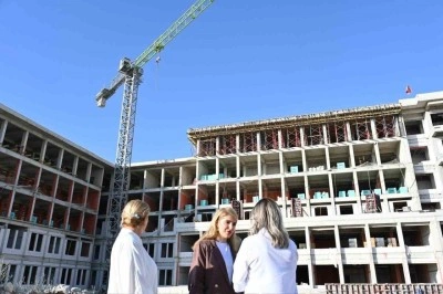 Malatya Yeni Adliye Sarayı’nda çalışmalar hız kesmeden devam ediyor