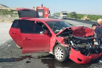 Malatya`da Feci Kaza : 4 Yaralı