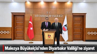 Malezya B&uuml;y&uuml;kel&ccedil;isi&rsquo;nden Diyarbakır Valiliği&rsquo;ne ziyaret