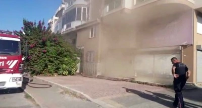 İş yerinde çıkan yangın ucuz atlatıldı