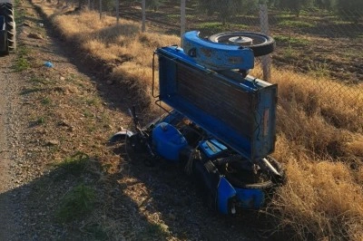 Sepetli motosiklet can aldı