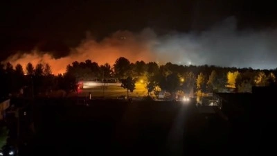 Mardin’de ormanlık alanda yangın