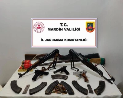 Mardin’de Silah ve Mühimmat Operasyonu