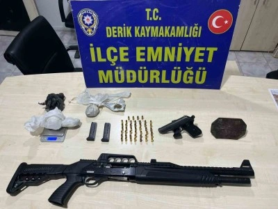 Mardin&rsquo;de uyuşturucu operasyonunda 2 g&ouml;zaltı