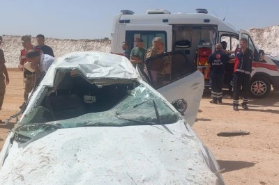 Ömerli'de Feci Kaza: Otomobil Şarampole Yuvarlandı, 1 Ölü 5 Yaralı