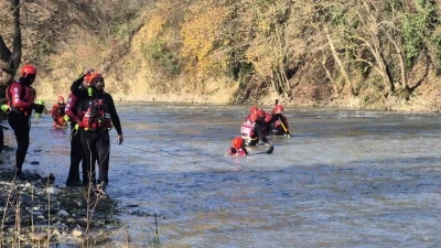 Melen&rsquo;de bu kez rafting heyecanı değil, hayat kurtarma m&uuml;cadelesi yaşandı