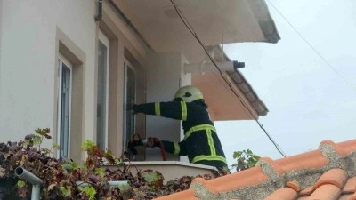 Menteşe&rsquo;de evde &ccedil;ıkan yangın s&ouml;nd&uuml;r&uuml;ld&uuml;