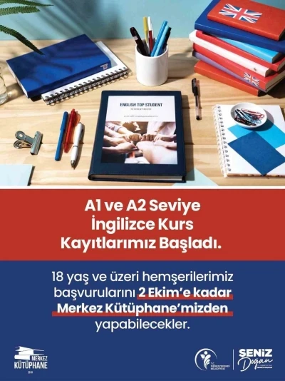 Merkezefendi&rsquo;de A1 ve A2 seviye ingilizce kursu kayıtları başladı