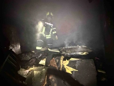 Mersin’de ev yangını