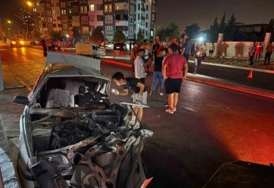 Mersin’de feci kaza: 1 ölü, 8 yaralı