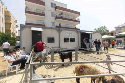 Mersin’de kurban kesimi hem hijyenik hem ücretsiz