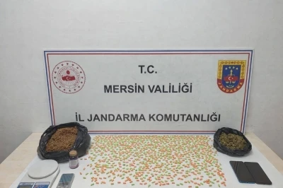 Mersin&rsquo;de uyuşturucu taciri 2 ş&uuml;pheli yakalandı
