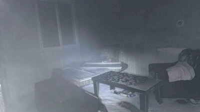 Mersin Tarsus’ta ev yangını