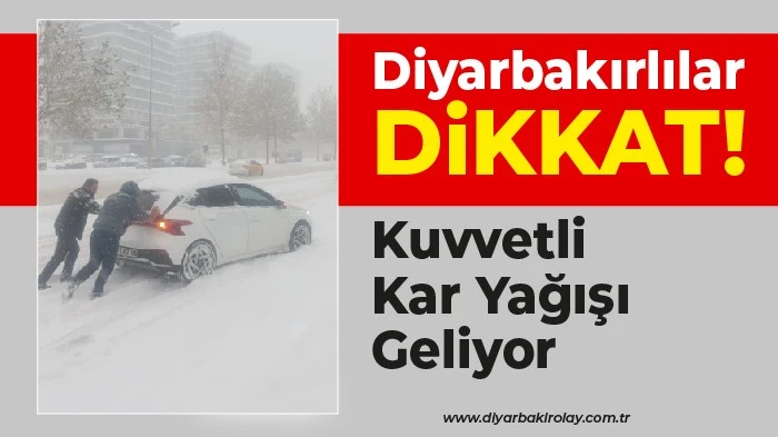Meteoroloji&rsquo;den Diyarbakır İ&ccedil;in Sarı Kodlu Uyarı