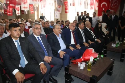 MHP Bismil&rsquo;de Kongre Heyecanı: Yahya &Ccedil;akmak Yeniden İl&ccedil;e Başkanı
