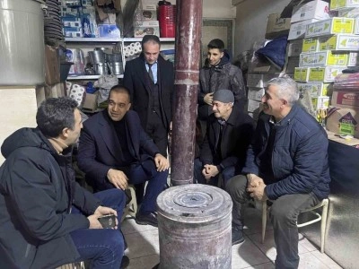 MHP İl Başkanı Yurdagül, Hınıs ve Tekman’da esnafı ziyaret etti, muhtarlarla biraraya geldi