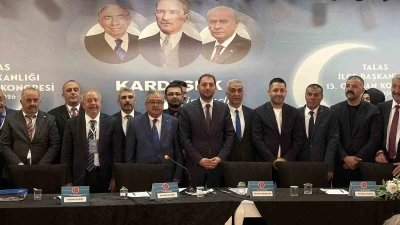 MHP Talas İl&ccedil;e Başkanlığı&rsquo;nda Kayhan Sara&ccedil; g&uuml;ven tazeledi
