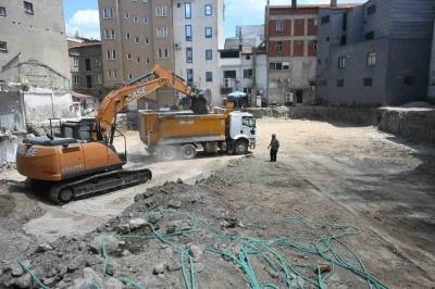 Mimar Sinan Katlı Otopark yapım &ccedil;alışmaları başladı
