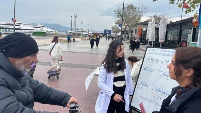 Mudanya &Uuml;niversitesi &ouml;ğrencileri sağlık i&ccedil;in seferber oldu