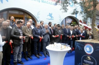 Mudanya Zeytin Kooperatifi satış mağazasını a&ccedil;tı