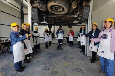 Muğlalı kadınlar taşıtların ustası oluyor