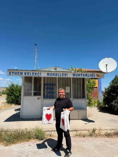 Muhtardan &ouml;ğrencilere eğitim desteği