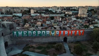Muhteşem Kare! Amedspor Sevdası Duvarlara Taşınıyor!