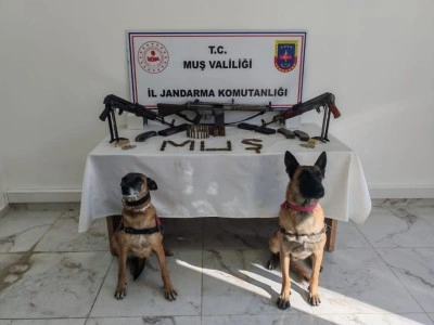 Muş&rsquo;ta ruhsatsız 3 uzun namlulu silah ele ge&ccedil;irildi
