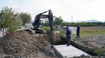 MUSKİ, Ortaca, Bah&ccedil;elievler ve Ok&ccedil;ular Mahallelerinin yağmur suyu hatlarını yeniliyor