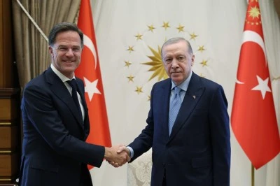 NATO Genel Sekreteri Rutte, Beştepe'de