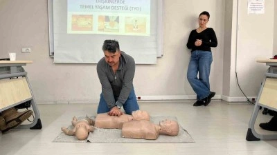 Odunpazarı Belediyesi’nden personeline ilk yardım eğitimi