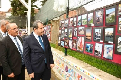 Öğrencilerin gözünden çekilen fotoğraflar sergilendi