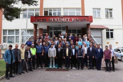 Olur Kaymakamı Kini’ye duygusal veda