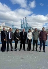 OMSAN Y&ouml;netim Kurulu Başkanı Ergun Arıburnu, Tanger Med Limanı&rsquo;nı inceledi