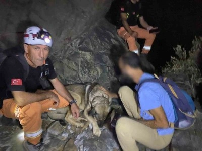 Mahsur kalan vatandaş 4 saatlik çalışma sonunda kurtarıldı