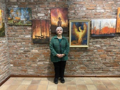 Orman yangınlarını konu alan resim sergisi a&ccedil;ıldı